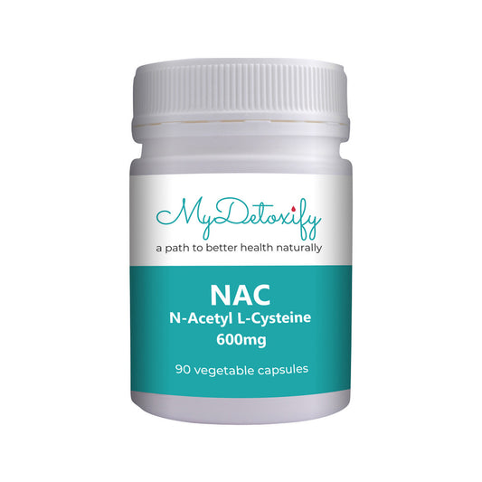 My Detoxify - "a path to better health naturally" - NAC = N-acetyl L-Cysteine 600mg - 90 vegetable capsules