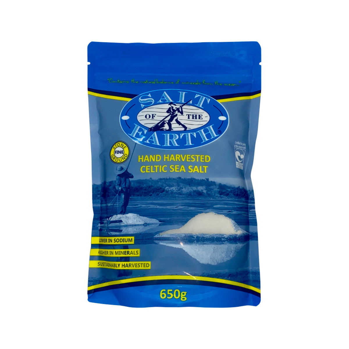 Hand Harvested Celtic Sea Salt - Fine