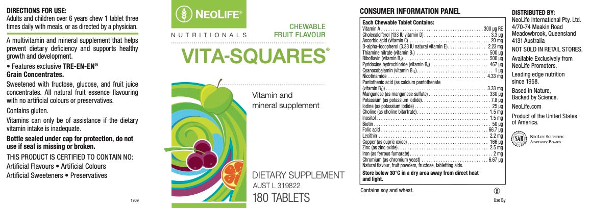 Vita-Squares® - Childrens Multivitamin