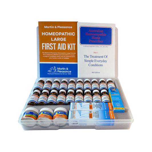 Homeopathic First Aid Kit  - bottles and cream