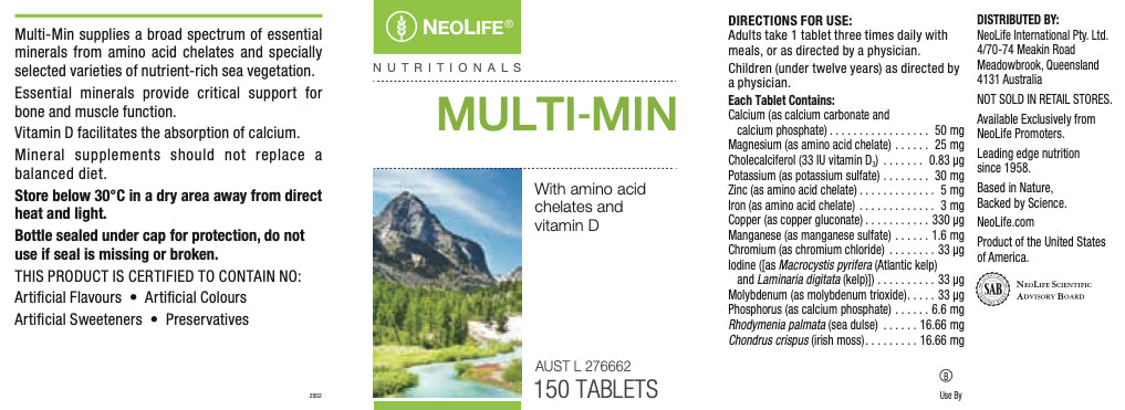 Mult Neo Life Multi-Min – Nathan Guner Kinesiology